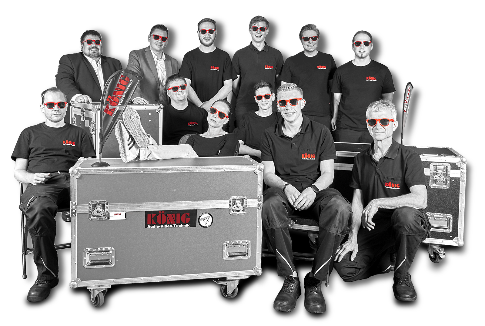 Die Menschen hinter KÖNIG Audio-Video-Technik Die Menschen hinter KÖNIG Audio-Video-Technik - Teamfoto